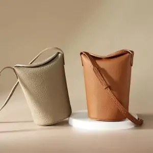 Mini Sac Vase Cuir Couleurs