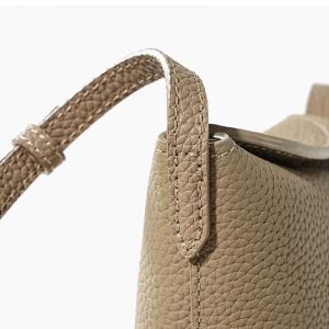 mini sac vase cuir coutures
