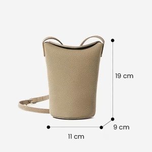 mini sac vase cuir dimensions