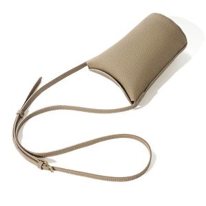 mini sac vase cuir vue dessus