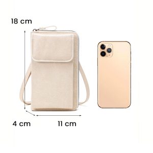 pochette telephone bandouliere pu dimensions