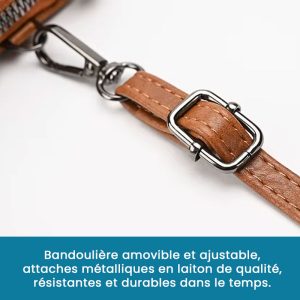 pochette telephone bandouliere pu finitions qualite