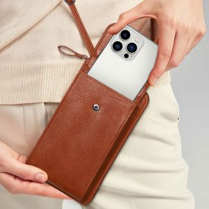 pochette telephone bandouliere pu portee