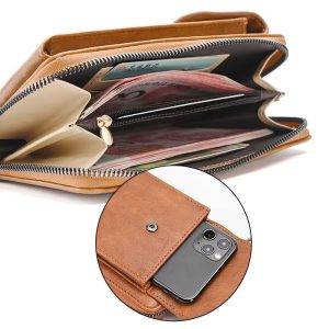 pochette telephone bandouliere pu rangements nombreux
