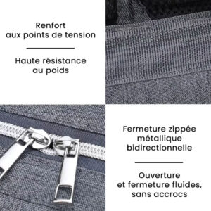 sac à dos à langer grande capacité en tissu oxford imperméable