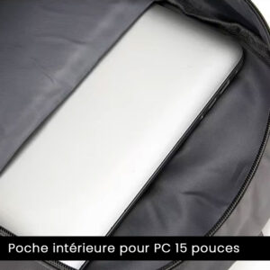 sac à dos hybride outdoor & travail 30l ergonomique nylon ripstop