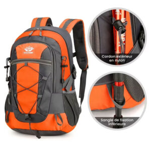 sac à dos hybride outdoor & travail 30l ergonomique nylon ripstop