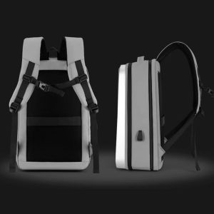 sac à dos rigide vue dos et latérale