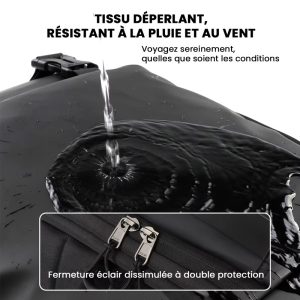 sac à dos roll top extensible