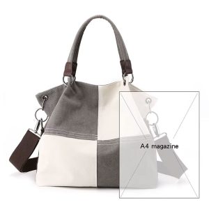 sac cabas toile femme patchwork a4
