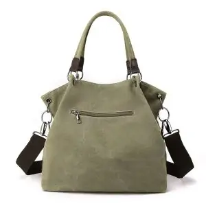 Sac Cabas Toile Femme Patchwork Vue Arriere