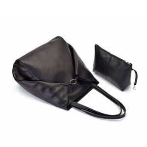 grand sac cabas femme avec sa pochette assortie