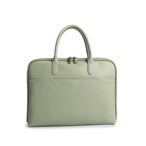 Porte Documents Cuir Ordinateur 14 Pouces Luisa Anis