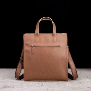 Porte Documents Femme Cuir Synthetique Modele Terrain Vue Arriere