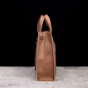 Porte Documents Femme Cuir Synthetique Modele Terrain Vue Laterale