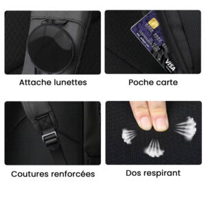 sac a dos homme travail details