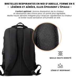 sac à dos tactique 35l étanche & robuste en nylon 1000d