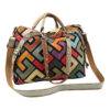 Sac Cabas Main Boho Chic Mosaique Cuir