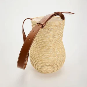 Sac En Paille Forme Gourde Modele Tali