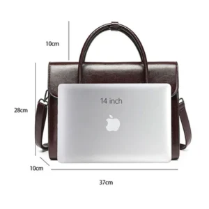 Cartable Femme Cuir 14 Pouces Modele Helene Dimensions