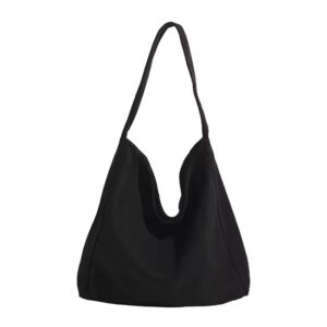 Grand Sac Cabas Hobo Suedine Modele Anneli Noir