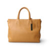Sac A Main Cuir Pleine Fleur Cabas Modele Lea Camel