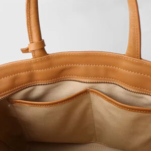 Sac A Main Cuir Pleine Fleur Cabas Modele Lea Fermeture Zip