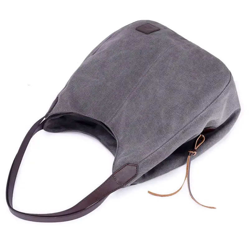 Sac Cabas Toile Anses Similicuir Modele Athena