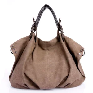 Sac Cabas Toile Coton Tina Marron