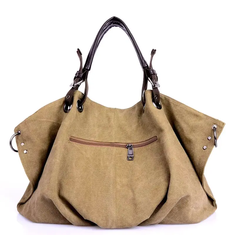 Sac Cabas Toile Coton Tina Vue Arriere