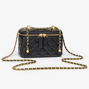 Mini Sac Boite Matelasse Chaine Modele Vivi Vue Biais