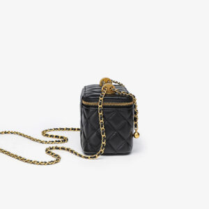 Mini Sac Boite Matelasse Chaine Modele Vivi Vue Laterale