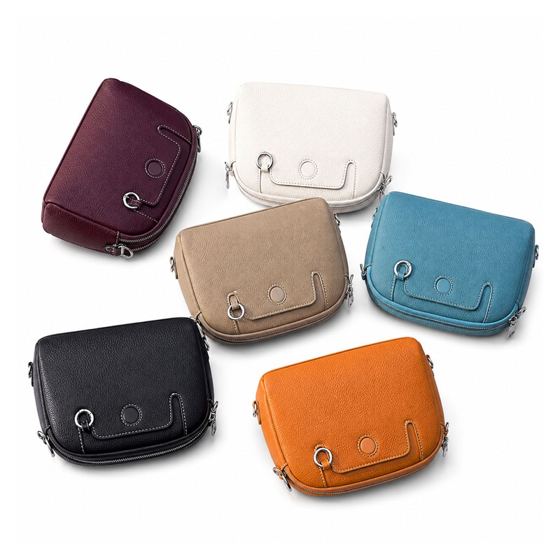 Pochette Bandouliere Arrondie Cuir Modele Suzy 6 Coloris