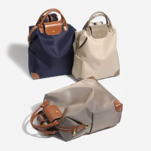 Sac A Dos Urbain Nylon Femme Compatible Trolley Modele Anne 3 Coloris