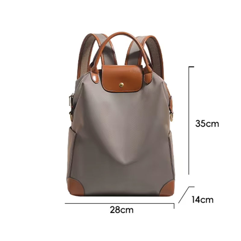 Sac A Dos Urbain Nylon Femme Compatible Trolley Modele Anne Dimensions
