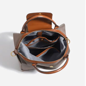 Sac A Dos Urbain Nylon Femme Compatible Trolley Modele Anne Nombreux Compartiments