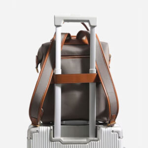 Sac A Dos Urbain Nylon Femme Compatible Trolley Modele Anne Sangle Trolley