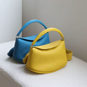 Sac A Main Cuir Demi Lune Modele Pauline Couleurs Ete