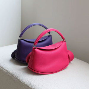 Sac A Main Cuir Demi Lune Modele Pauline Couleurs Printemps