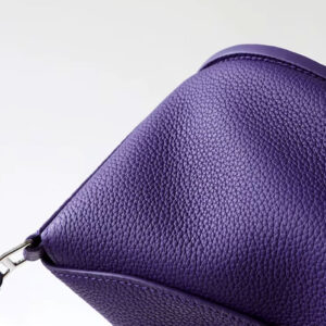 Sac A Main Cuir Demi Lune Modele Pauline Cuir Graine