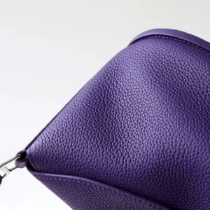 Sac A Main Cuir Demi Lune Modele Pauline Cuir Graine