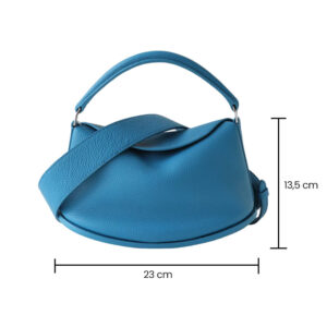 Sac A Main Cuir Demi Lune Modele Pauline Dimensions