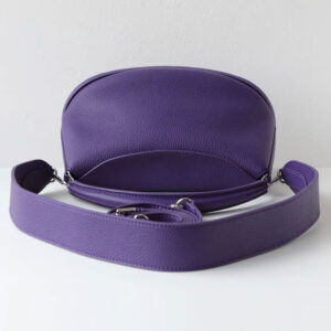 Sac A Main Cuir Demi Lune Modele Pauline Double Bandouliere