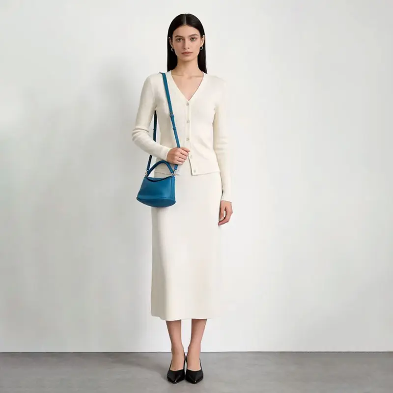 Sac A Main Cuir Demi Lune Modele Pauline Port Epaule Bandouliere Fine