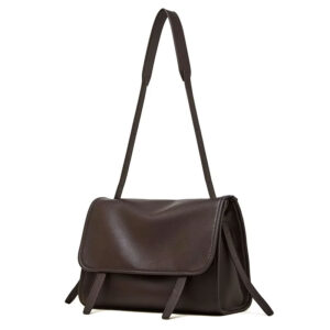 Sac Bandouliere Rabat Cuir Modele Elodie Cafe