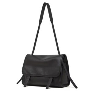 Sac Bandouliere Rabat Cuir Modele Elodie Noir