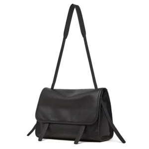 Sac Bandouliere Rabat Cuir Modele Elodie Noir
