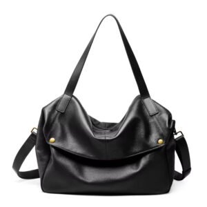 Sac Hobo Grande Capacite Cuir Louise Noir