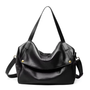 Sac Hobo Grande Capacite Cuir Louise Noir