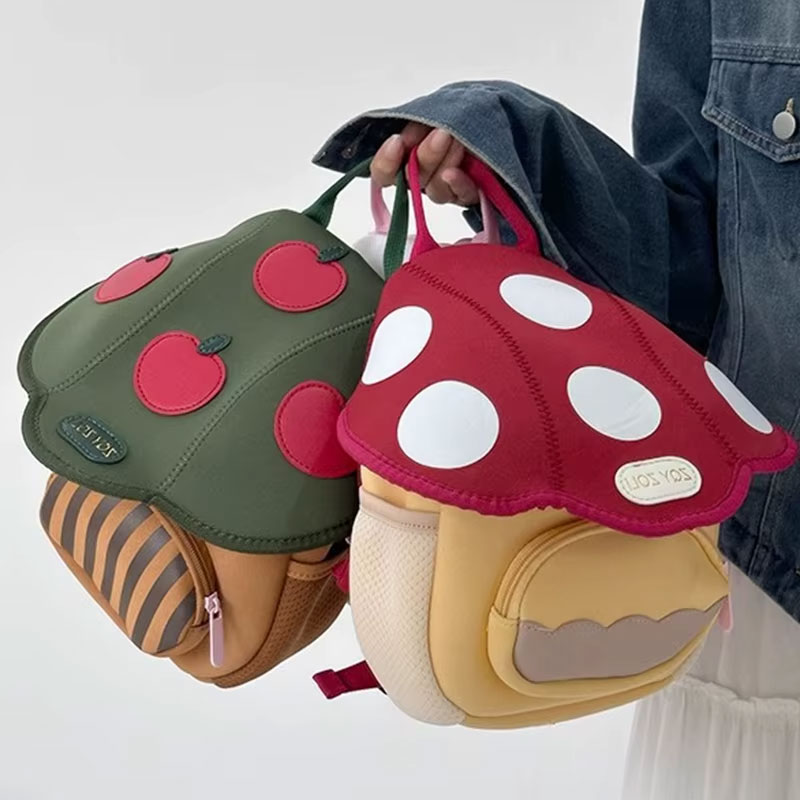 Sac A Dos Enfant Champignon Pilou Anse Dessus